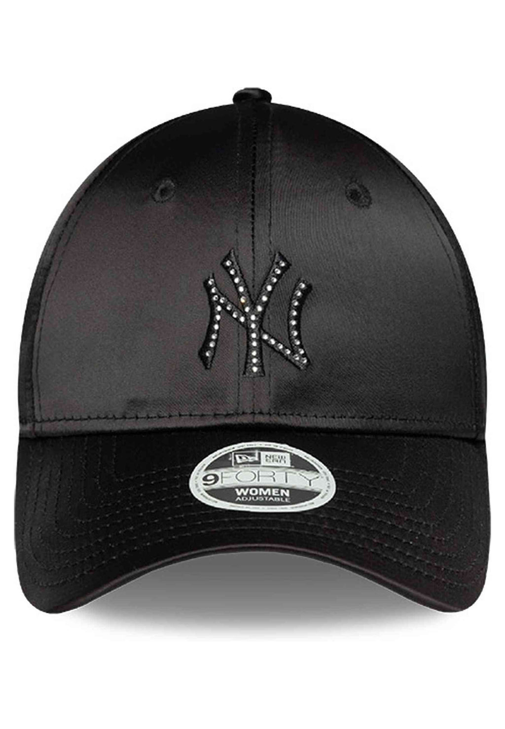GORRA NEW ERA NEGRA SATIN WMNS RHINESTONE 9FORTY