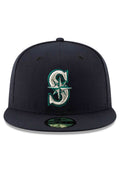 GORRA NEW ERA 59FIFTY SEATTLE MARINERS MLB ACPERF NEGRA