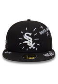 GORRA NEW ERA 59FIFTY CHICAGO WHITE SOX MLB SCRIBBLE NEGRA