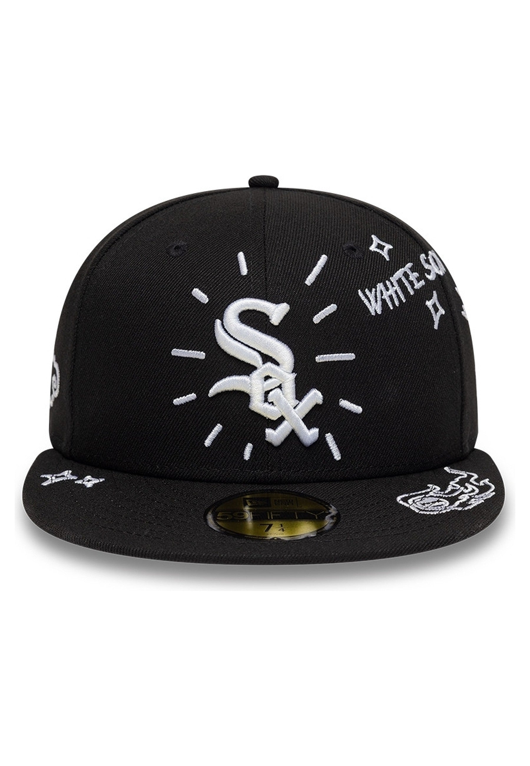 GORRA NEW ERA NEGRA SOX MLB SCRIBBLE 59FIFTY CHIWHI