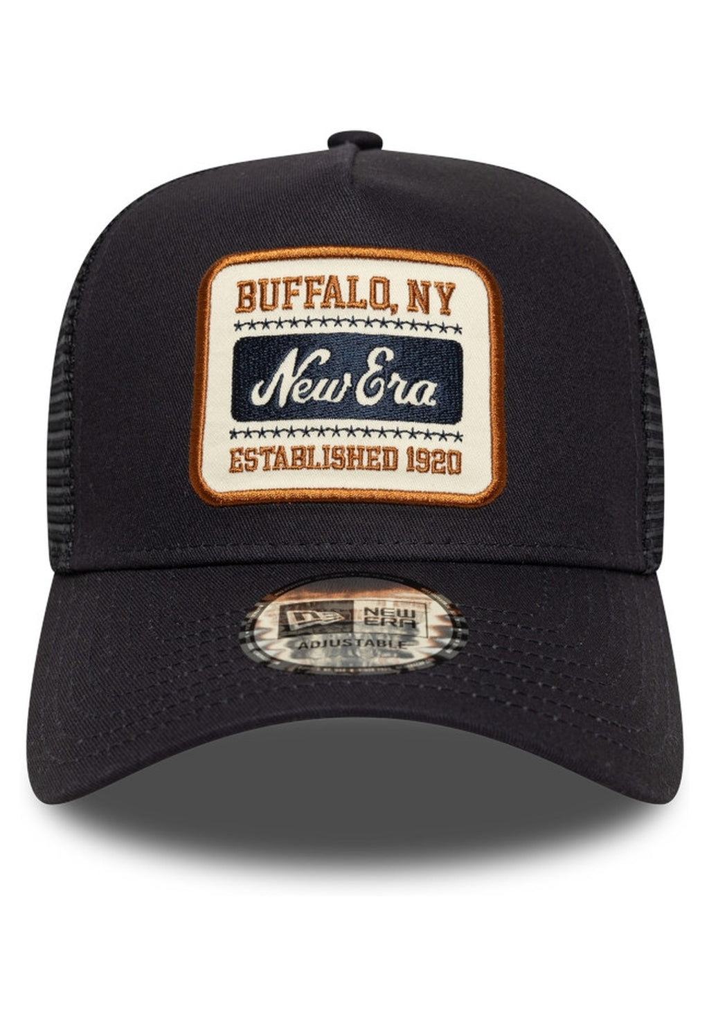 GORRA NEW ERA NEGRA SQUARE PATCH TRUCKER CAP