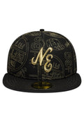 GORRA NEW ERA NEGRA STICKER AOP 59FIFTY NEWERA