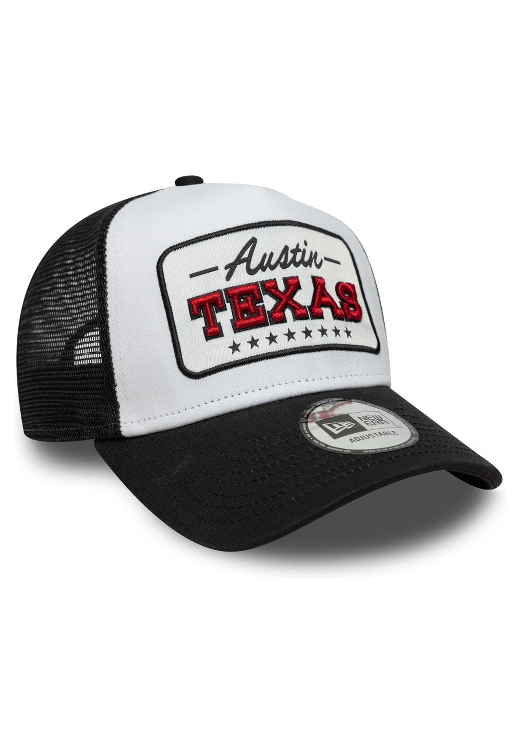 GORRA NEW ERA NEGRA TEXAS LOCATION PATCH TRUCKER NEWERA