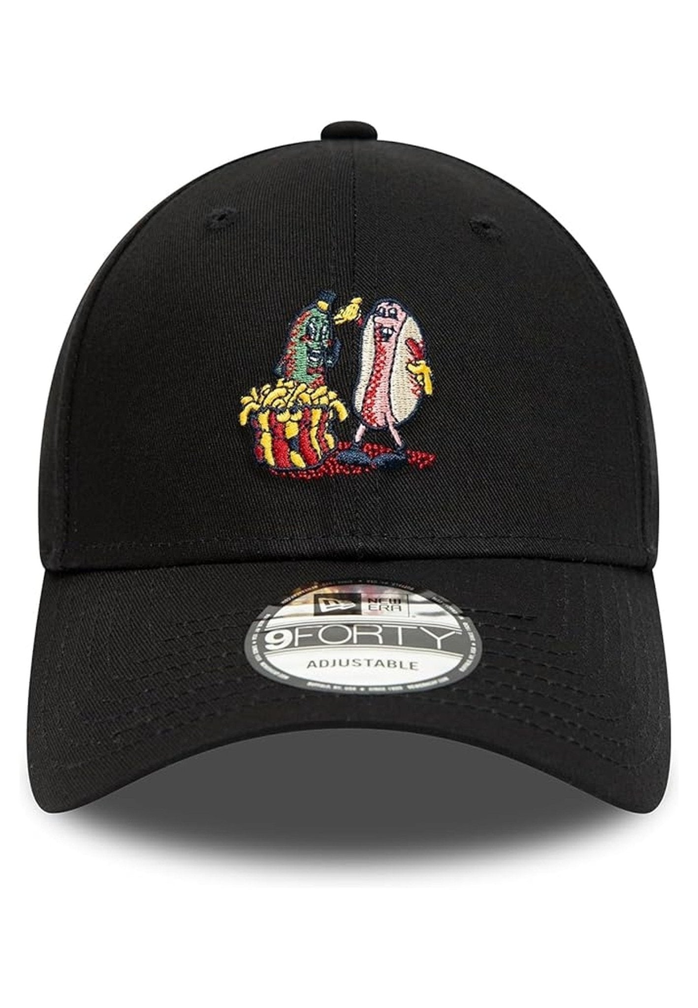 GORRA NEW ERA NEGRA WASHED PERRITOS HALF TIME CAP - AREA ZERO