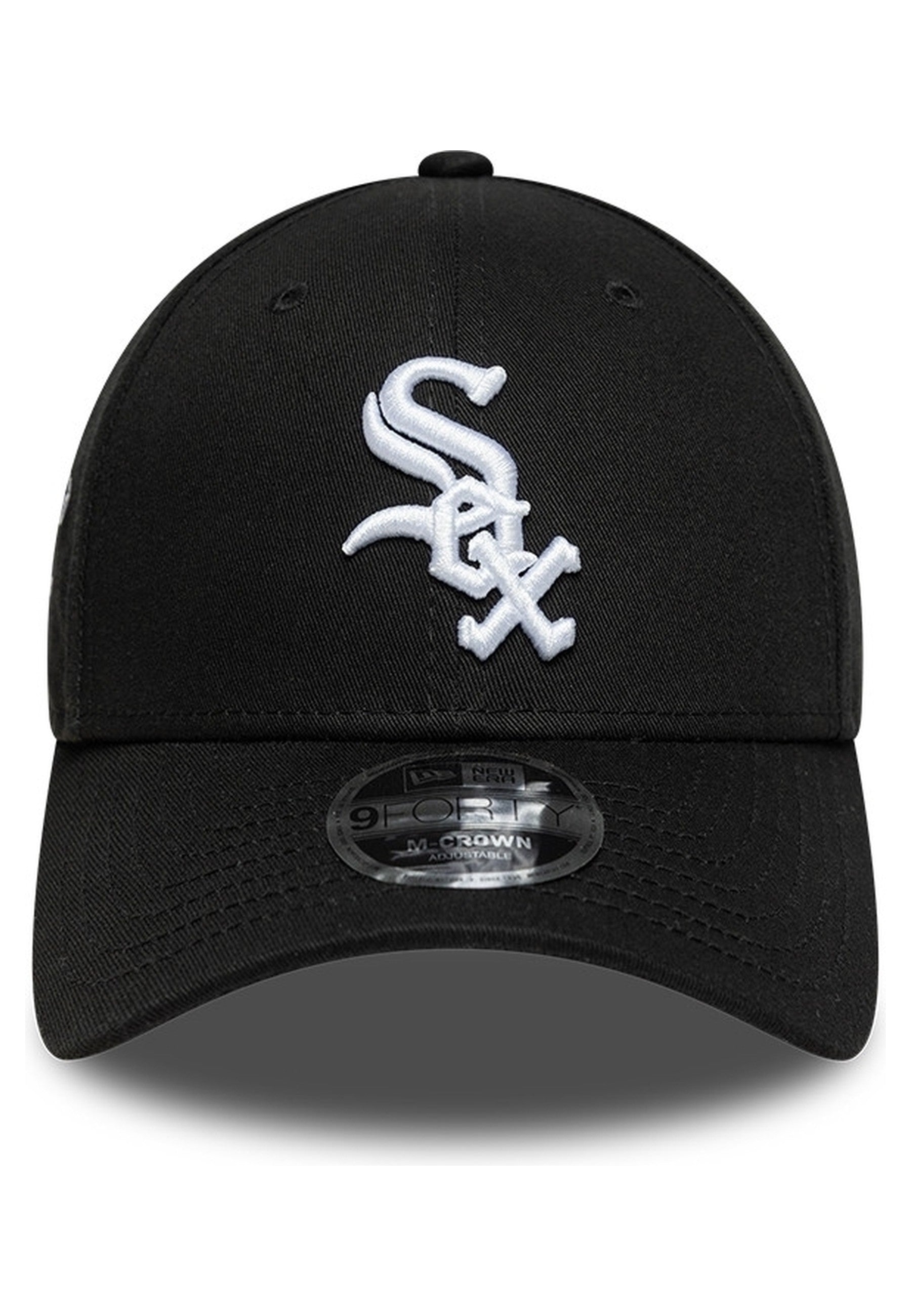 GORRA NEW ERA NEGRA WHITE SOX MLB SIDE SCRIPT 9FORTY MC CHIWHI