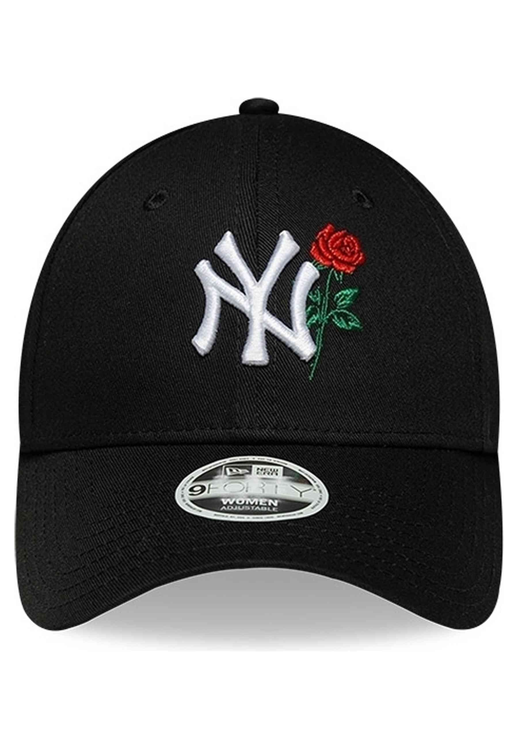GORRA NEW ERA NEGRA YANKEES WMNS FLOWER ICON 9FORTY NEYYAN