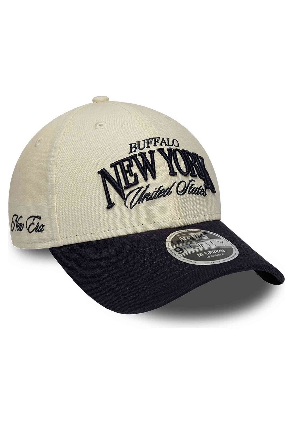 gorra New Era 9FORTY New York M Crown Wordmark cruda - vista 4