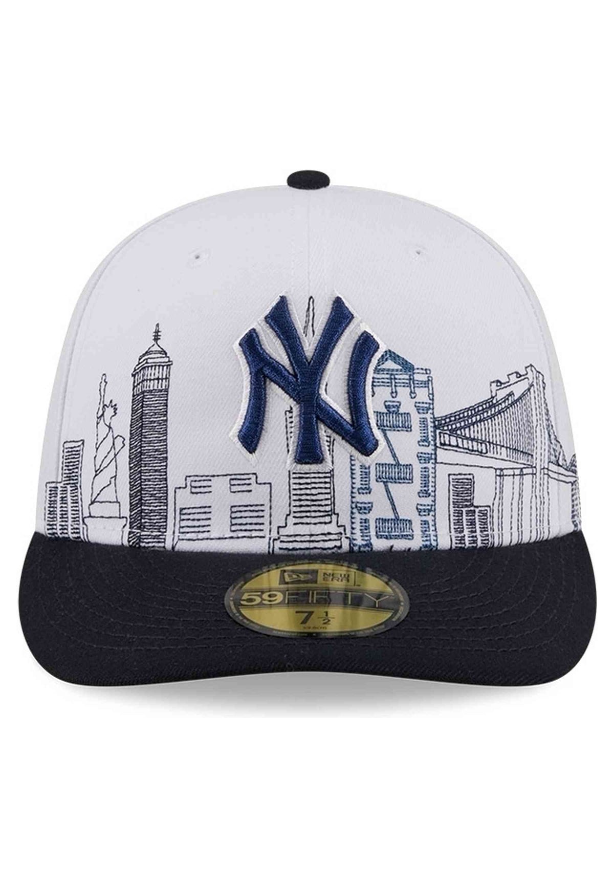 GORRA NEW ERA NEW YORK YANKEES 59FIFTY LOCALIZED GRAPHICS BLANCA