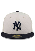 GORRA NEW ERA NEW YORK YANKEES 59FIFTY QUILTED NYLON SIDE PATCH BLANCA