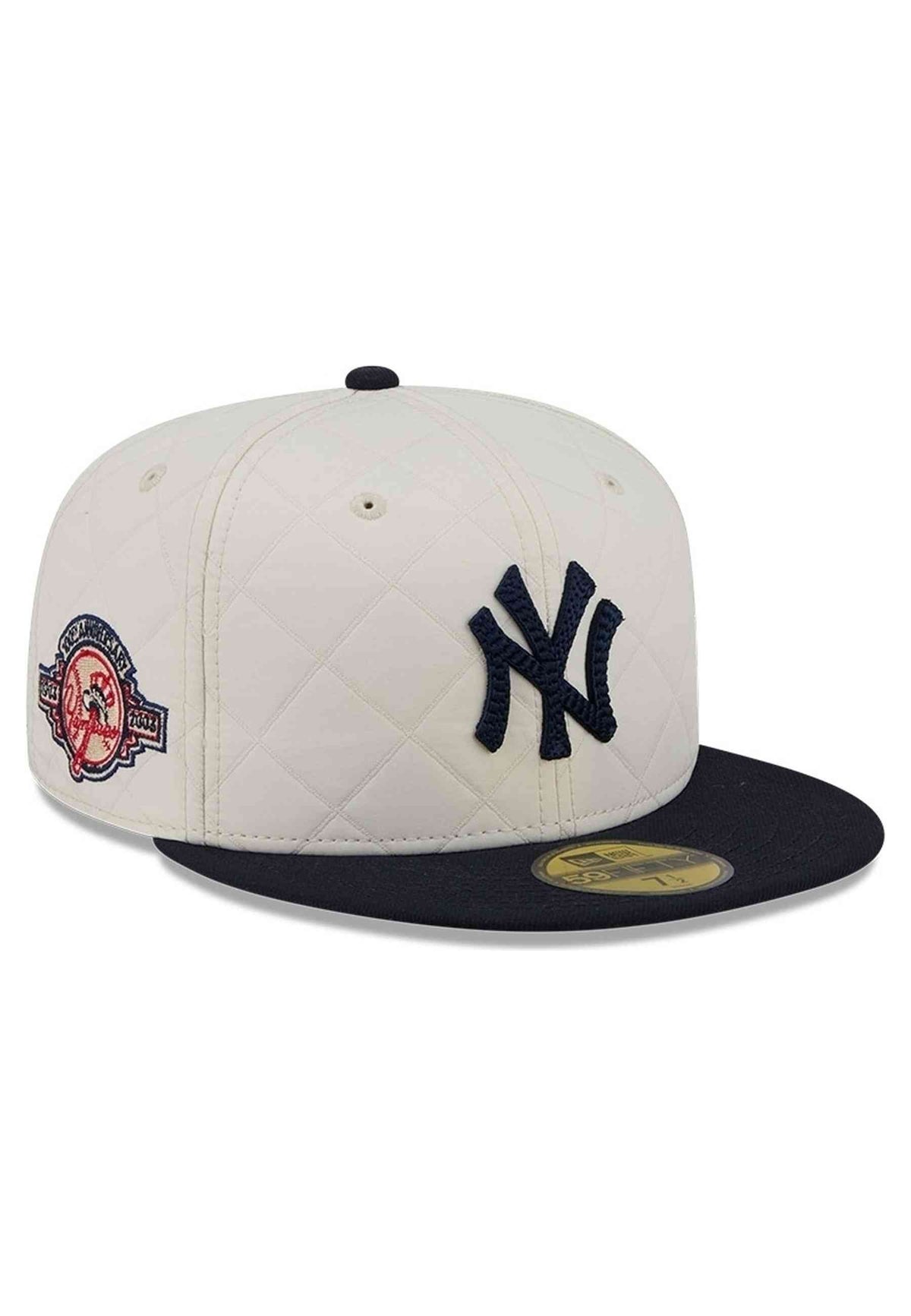 GORRA NEW ERA NEW YORK YANKEES 59FIFTY QUILTED NYLON SIDE PATCH BLANCA