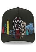 GORRA NEW ERA NEW YORK YANKEES 9FIFTY A FRAME LOCALIZED GRAPHICS NEGRA