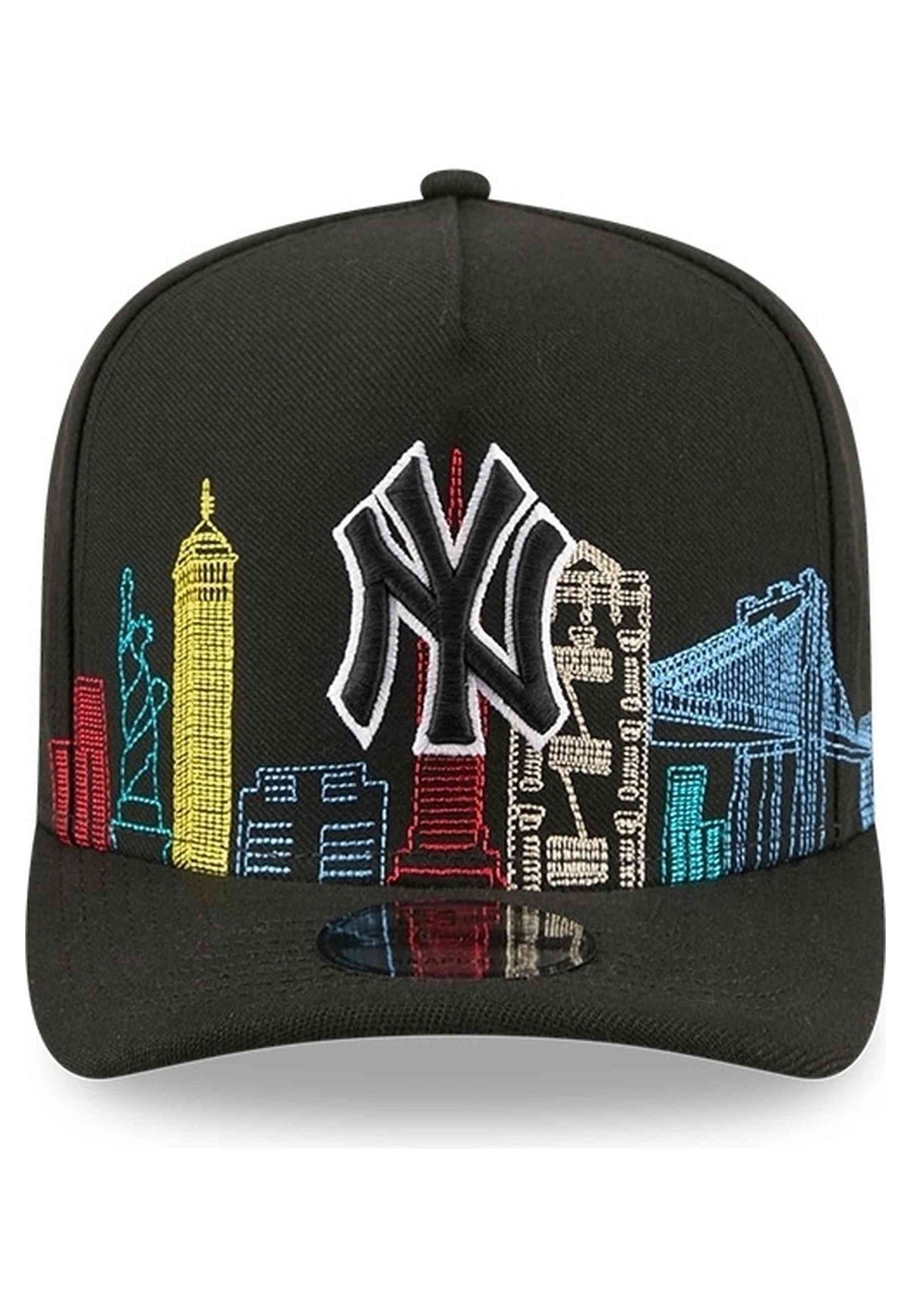 GORRA NEW ERA NEW YORK YANKEES 9FIFTY A FRAME LOCALIZED GRAPHICS NEGRA