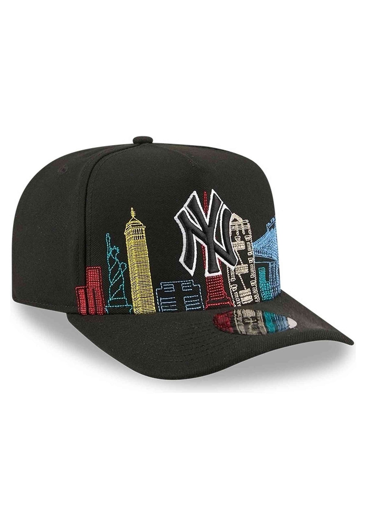 GORRA NEW ERA NEW YORK YANKEES 9FIFTY A FRAME LOCALIZED GRAPHICS NEGRA