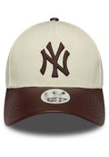 GORRA NEW ERA NEW YORK YANKEES 9FORTY MCROWN WMNS FABRIC MIX CRUDA