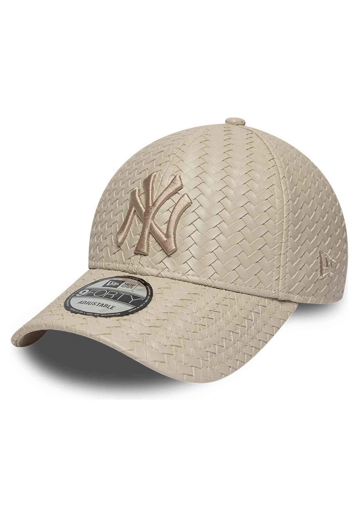 GORRA NEW ERA NEW YORK YANKEES 9FORTY PU WEAVE BEIGE