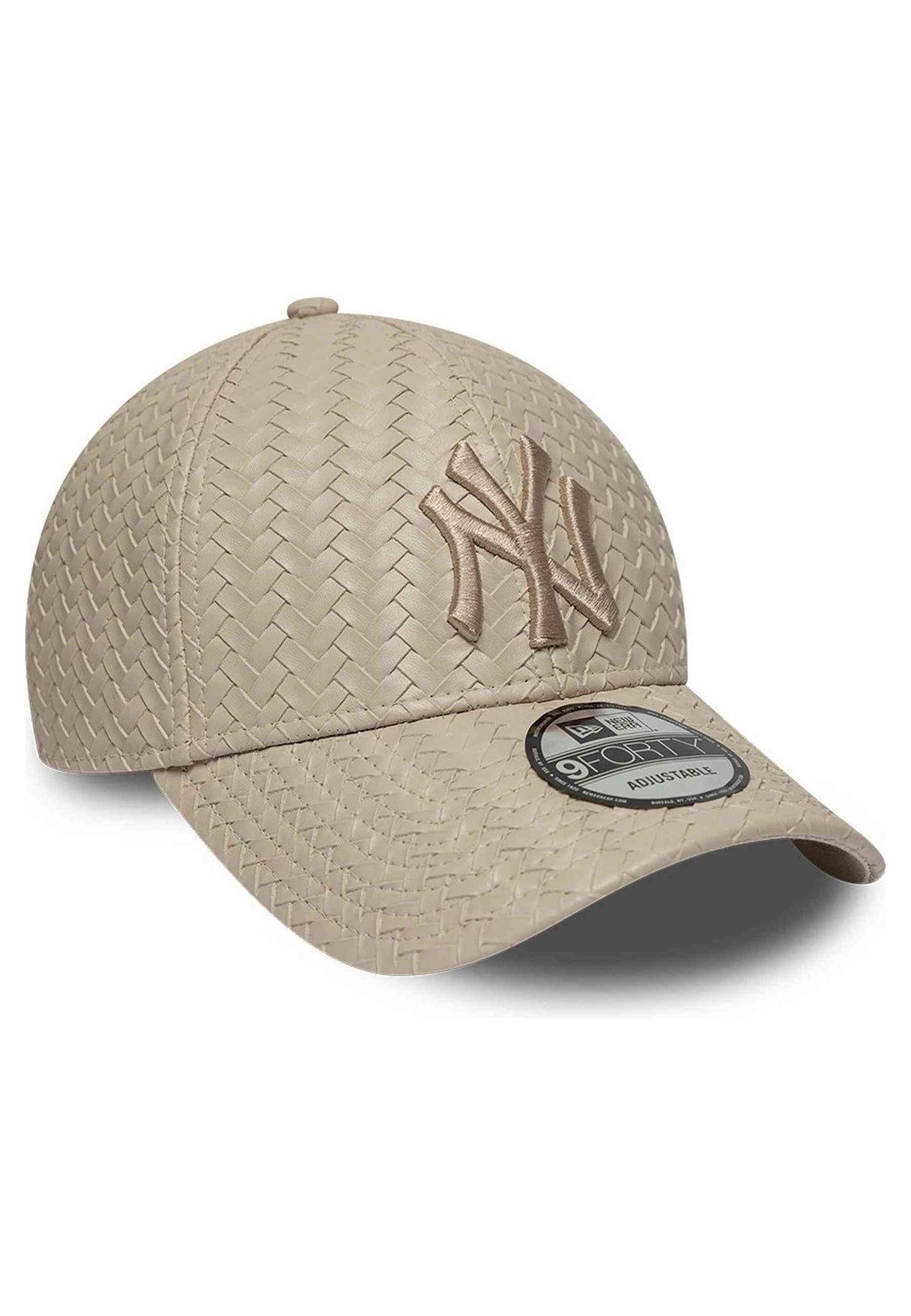 GORRA NEW ERA NEW YORK YANKEES 9FORTY PU WEAVE BEIGE
