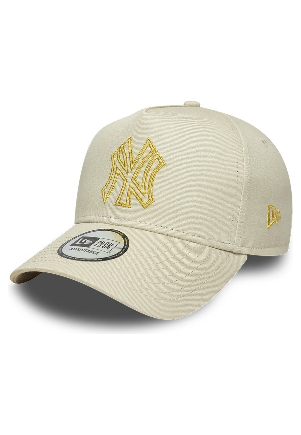 GORRA NEW ERA NEW YORK YANKEES METALLIC OUTLINE EFRAME BEIGE