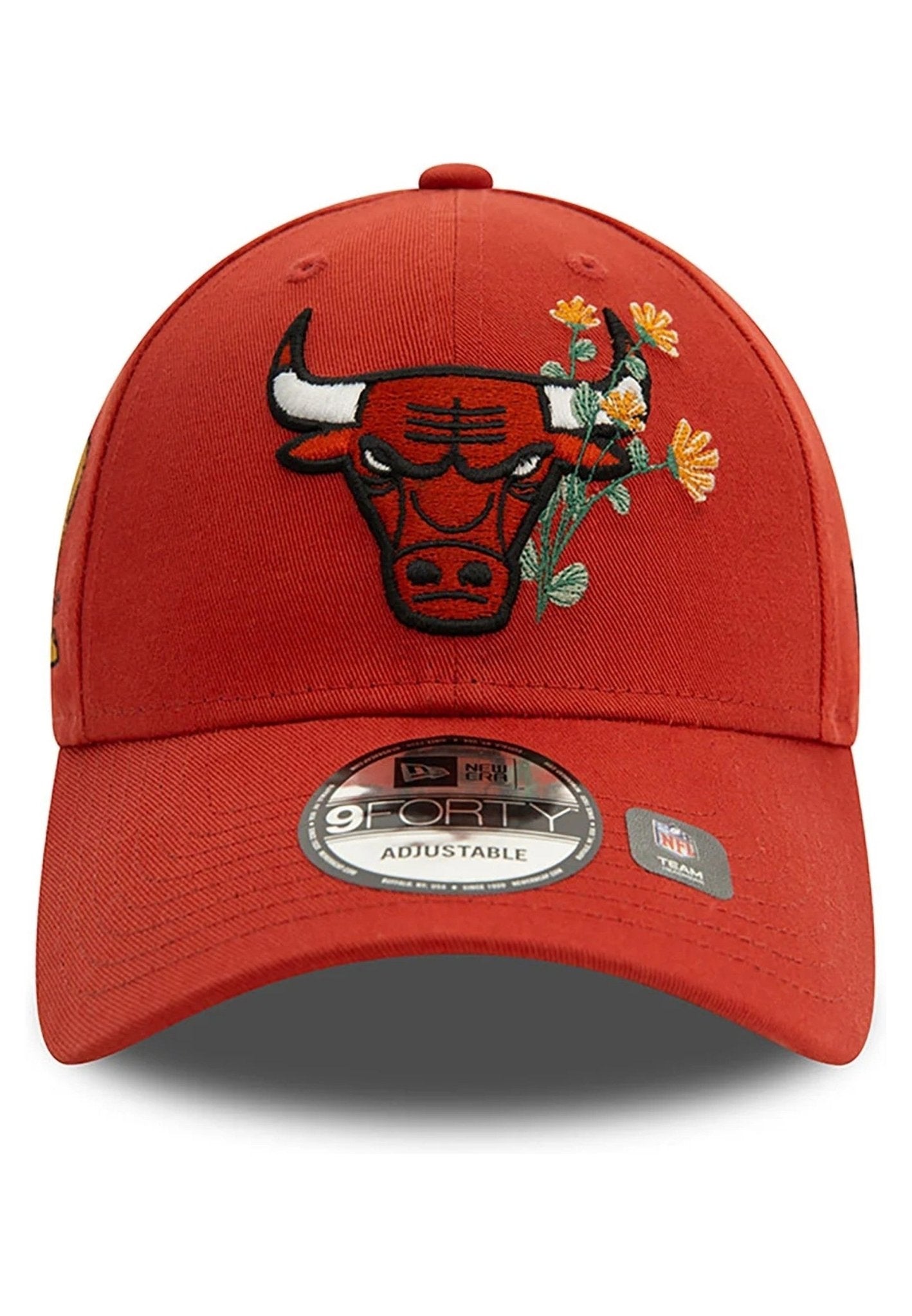 GORRA NEW ERA ROJA BULLS FLOWER ICON 9FORTY CHIBUL - AREA ZERO