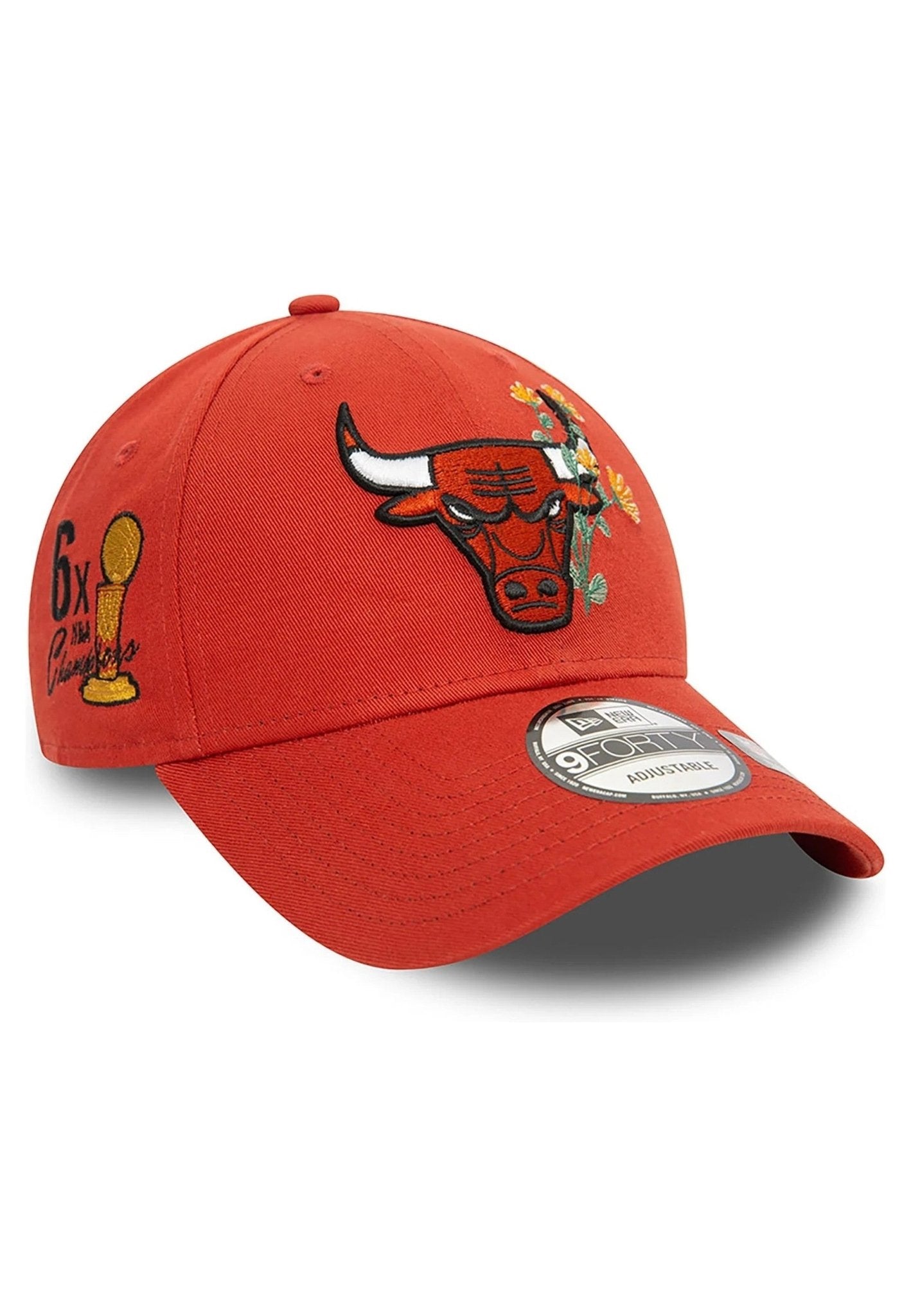 GORRA NEW ERA ROJA BULLS FLOWER ICON 9FORTY CHIBUL - AREA ZERO