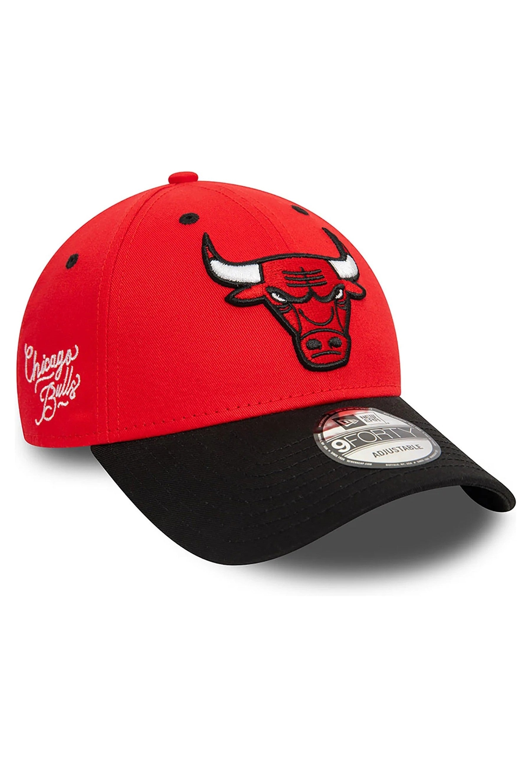 GORRA NEW ERA ROJA BULLS SIDE PATCH 9FORTY CHIBUL