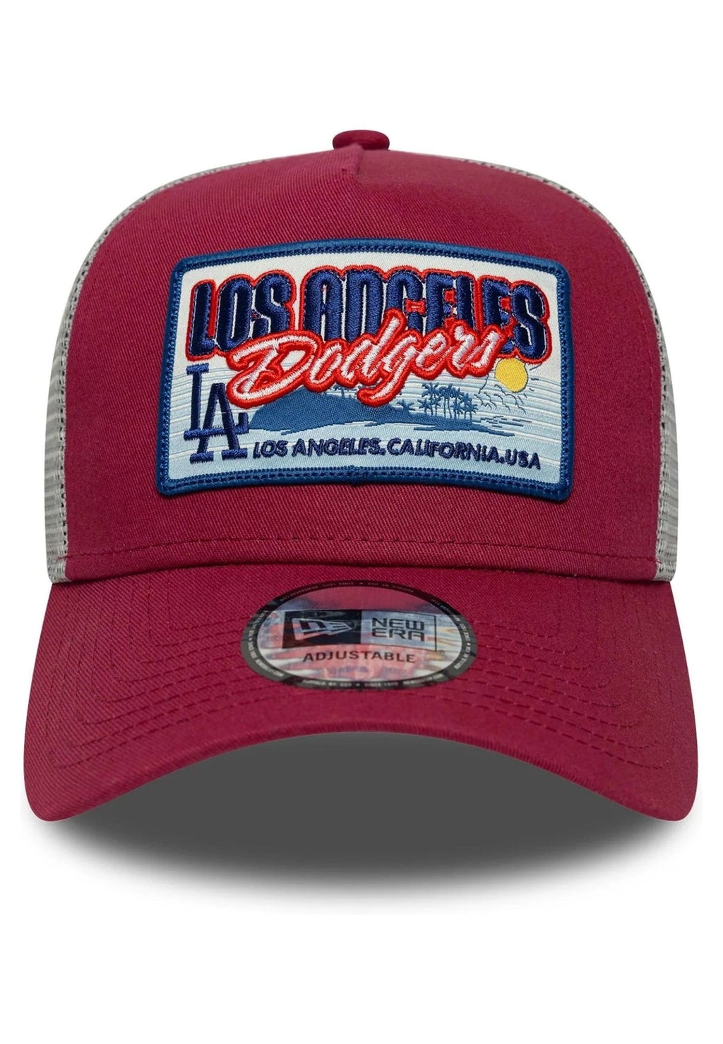 GORRA NEW ERA ROJA DODGERS MLB PATCH TRUCKER CAP - AREA ZERO