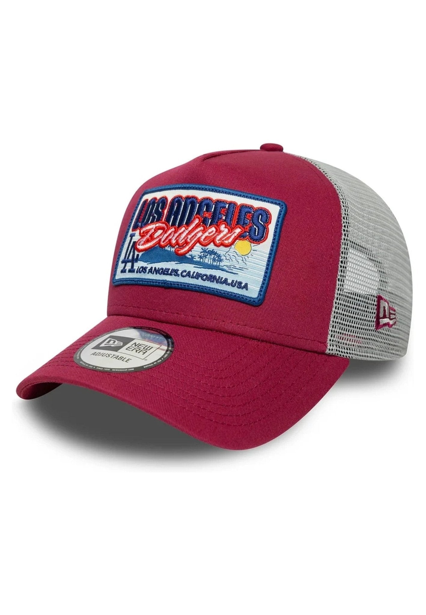 GORRA NEW ERA ROJA DODGERS MLB PATCH TRUCKER CAP - AREA ZERO