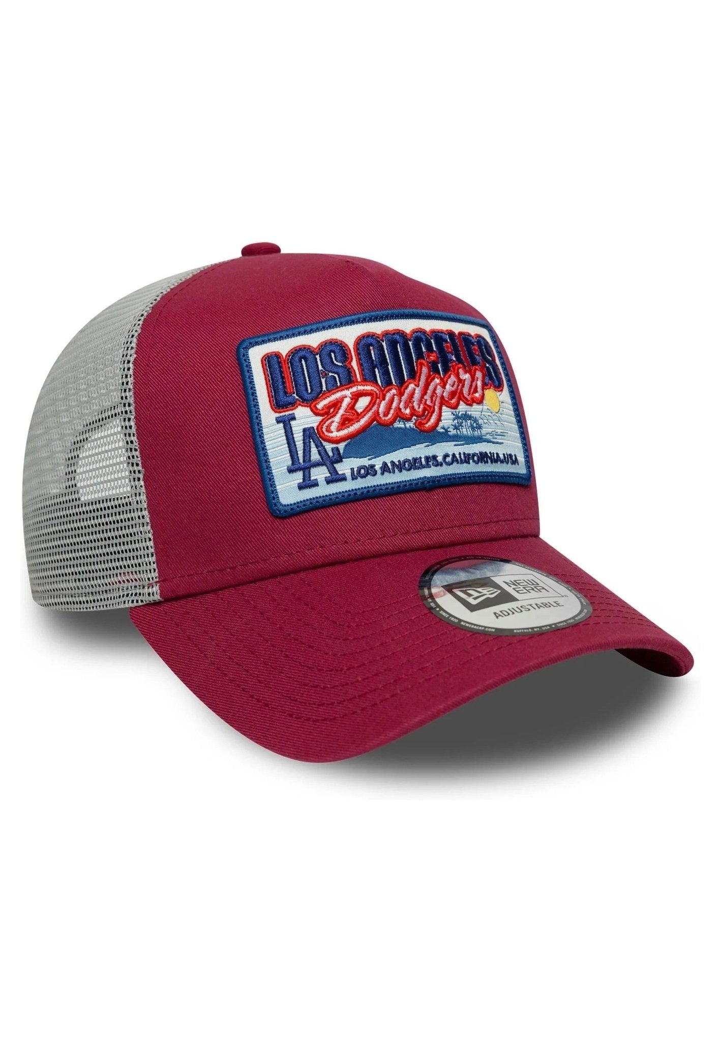 GORRA NEW ERA ROJA DODGERS MLB PATCH TRUCKER CAP - AREA ZERO