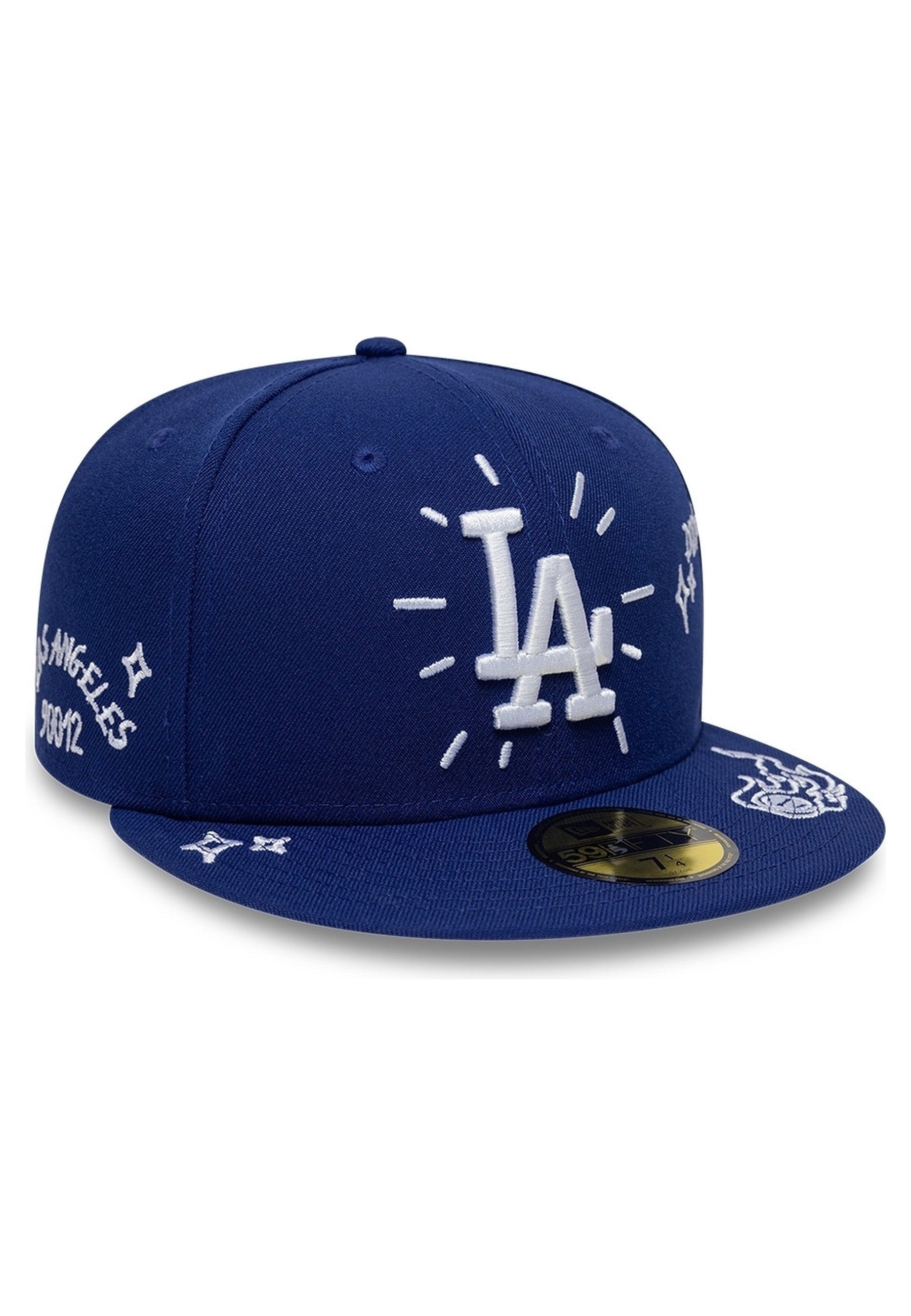 GORRA NEW ERA ROYAL DODGERS MLB SCRIBBLE 59FFITY LOSDOD