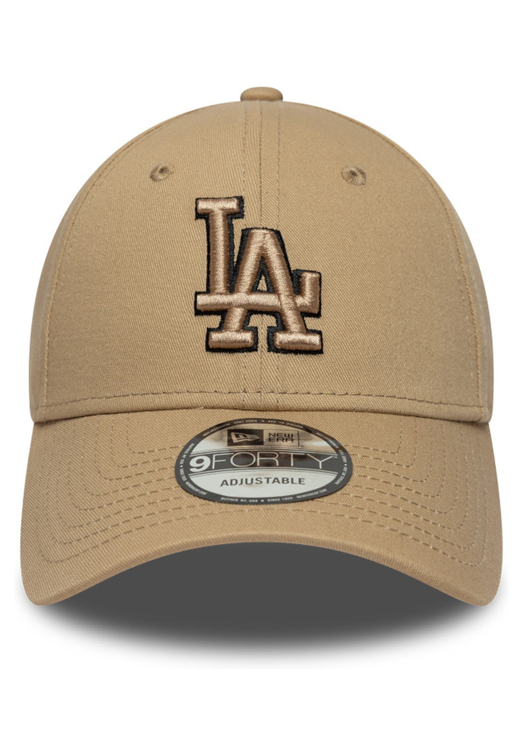 GORRA NEW ERA TOSTADA DODGERS TEAM OUTLINE 9FORTY LOSDOD