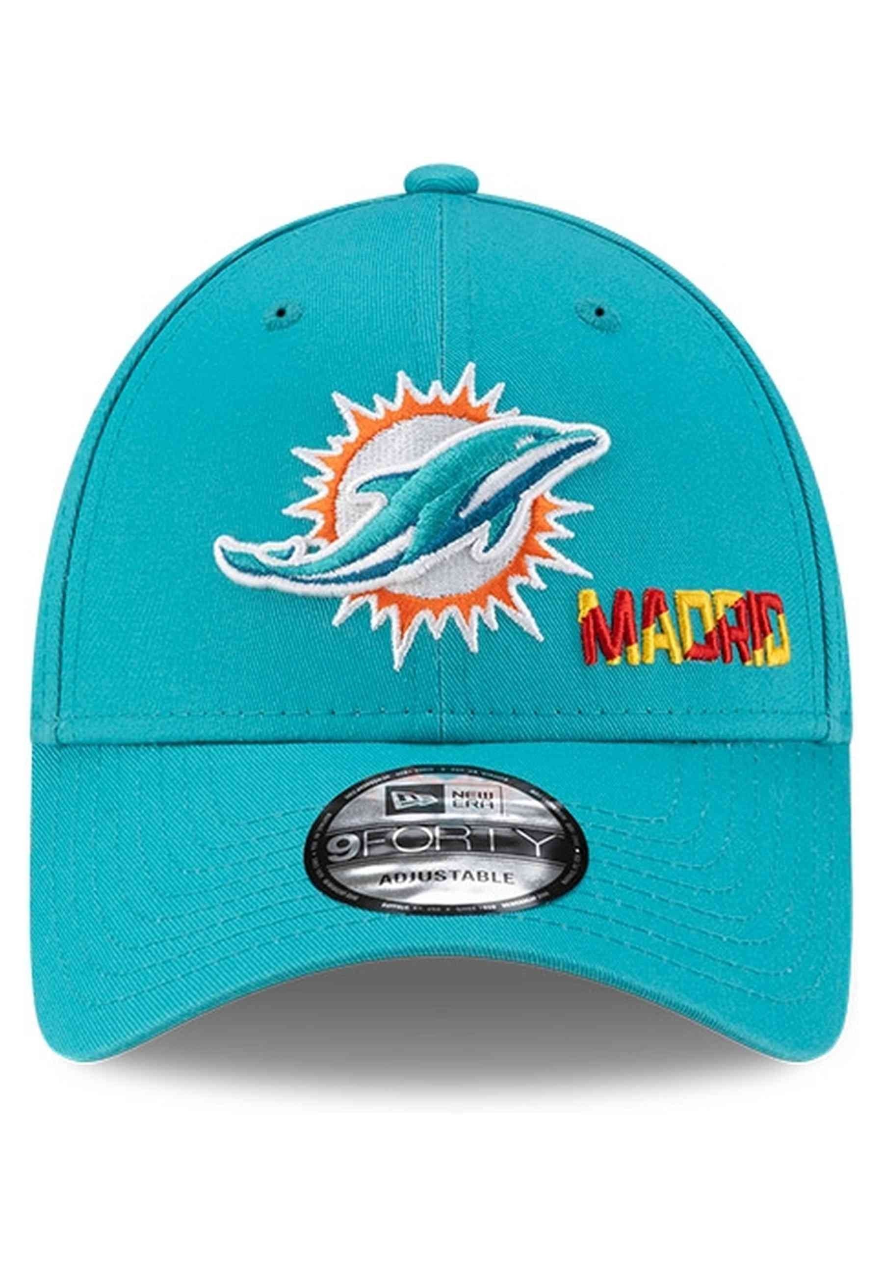 GORRA NEW ERA TUQUESA DOLPHINS NFLISG25 MADRID 9FORTY MIADOL