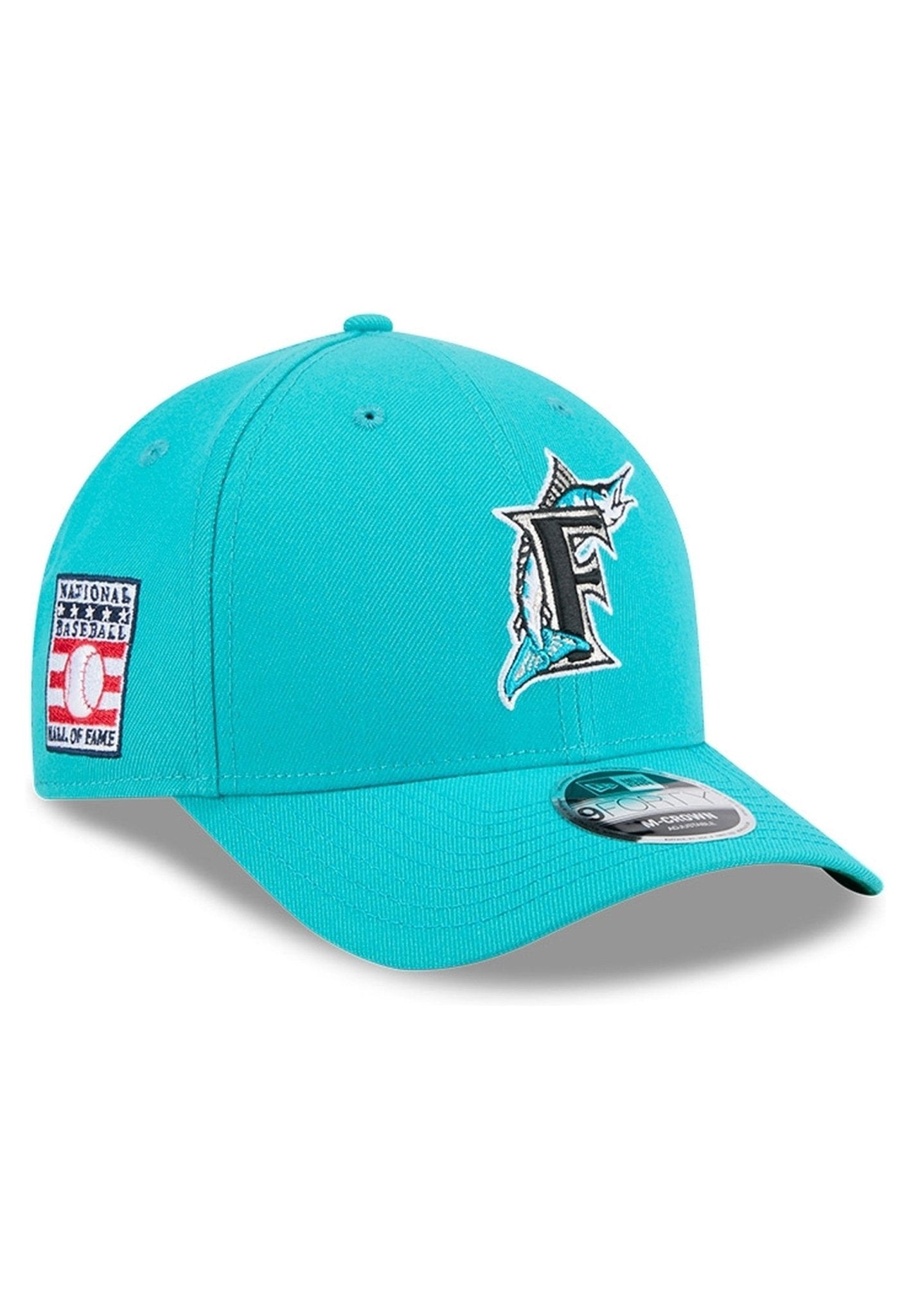 GORRA NEW ERA TURQUESA MARLINS MLB25 HALL OF FAME 940MC FLOMARCO - AREA ZERO