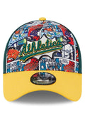GORRA NEW ERA VERDE ATHLETICS MLB25 PLAYER WKND 940AF CHIWHI