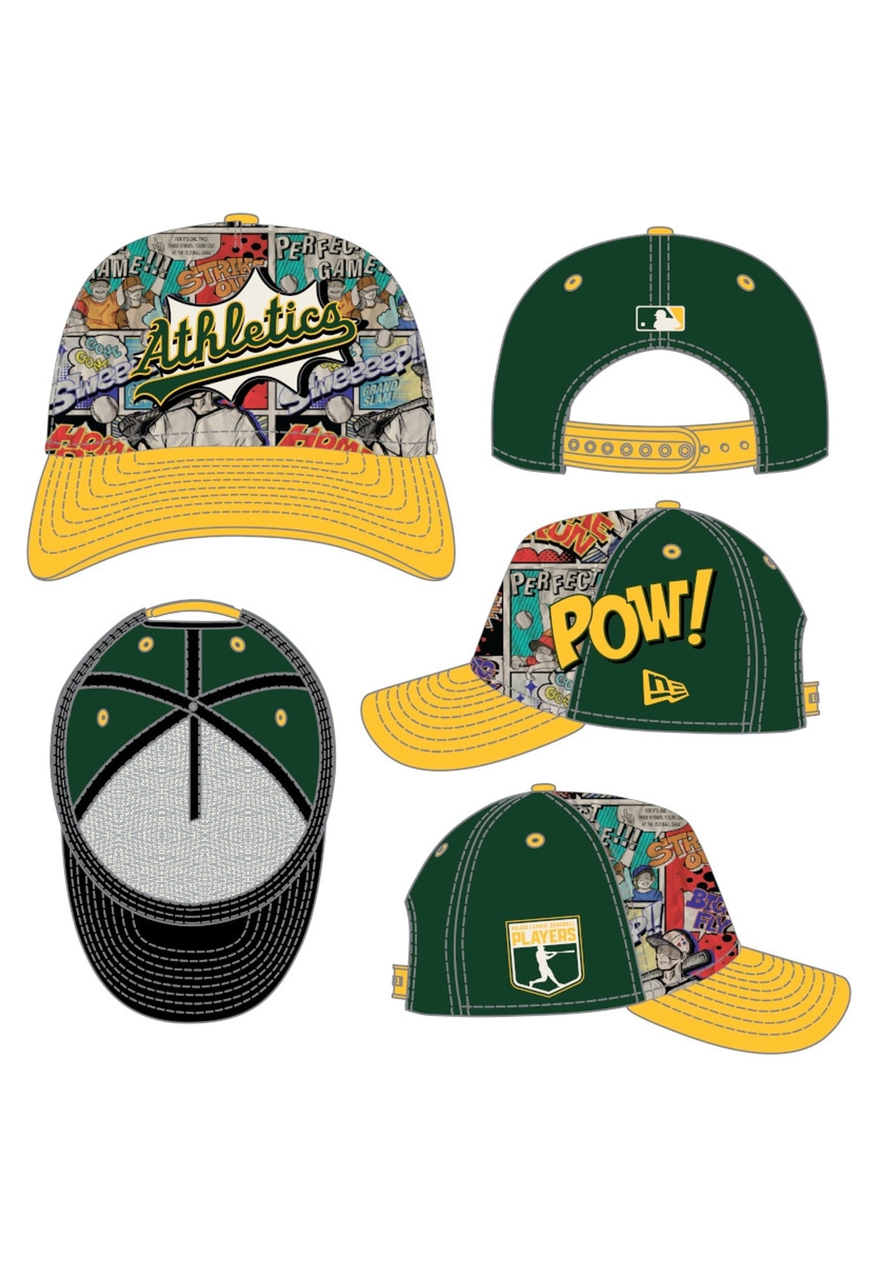GORRA NEW ERA VERDE ATHLETICS MLB25 PLAYER WKND 940AF CHIWHI