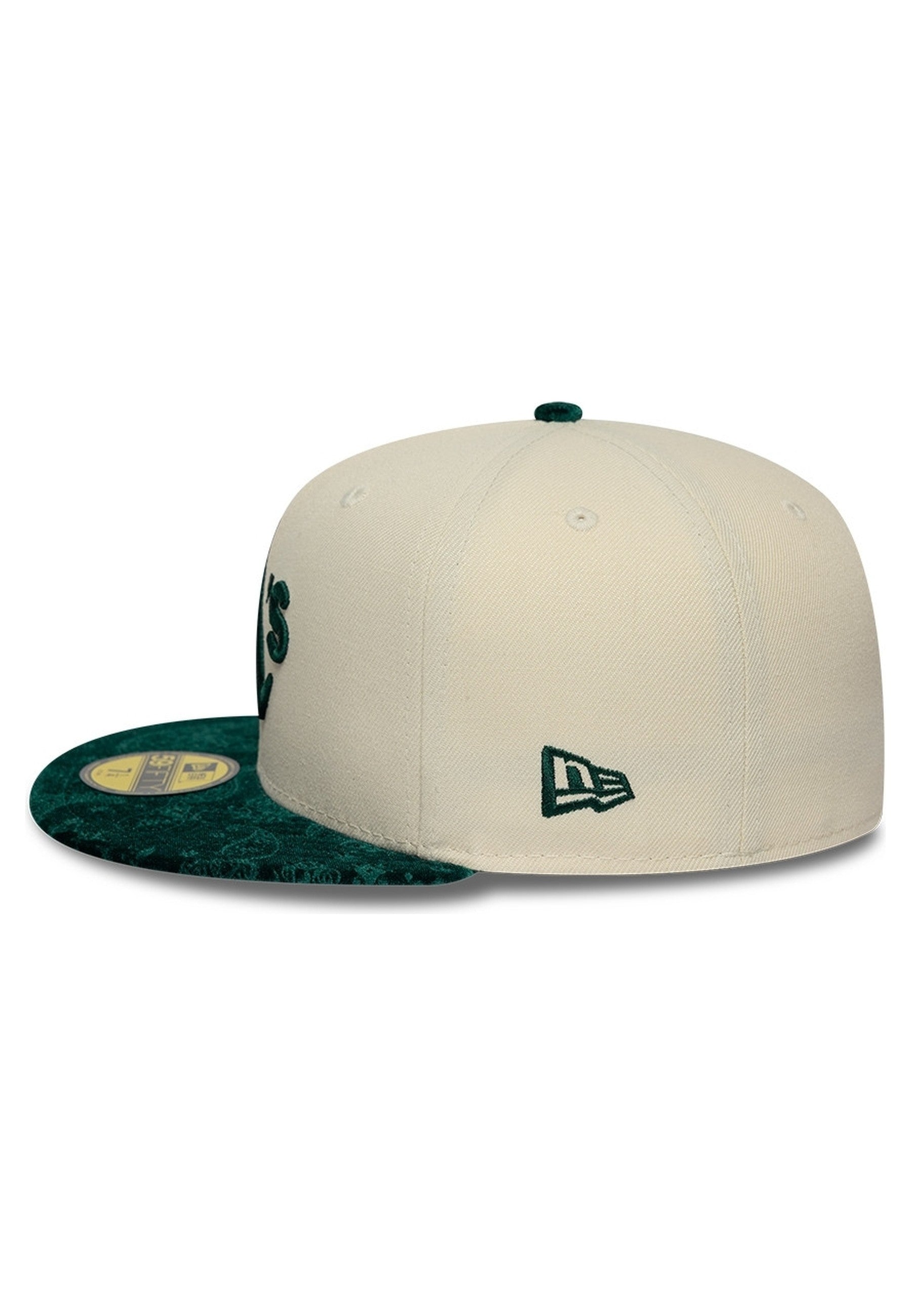 GORRA NEW ERA VERDE ATHLETICS PAISLEY VISOR 59FIFTY OAKATH
