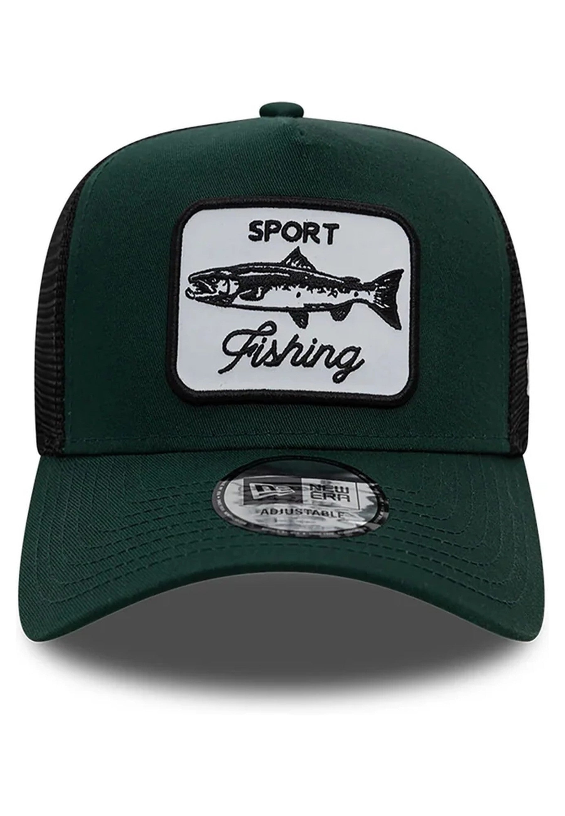 GORRA NEW ERA VERDE FISHING PATCH NE TRUCKER CAP