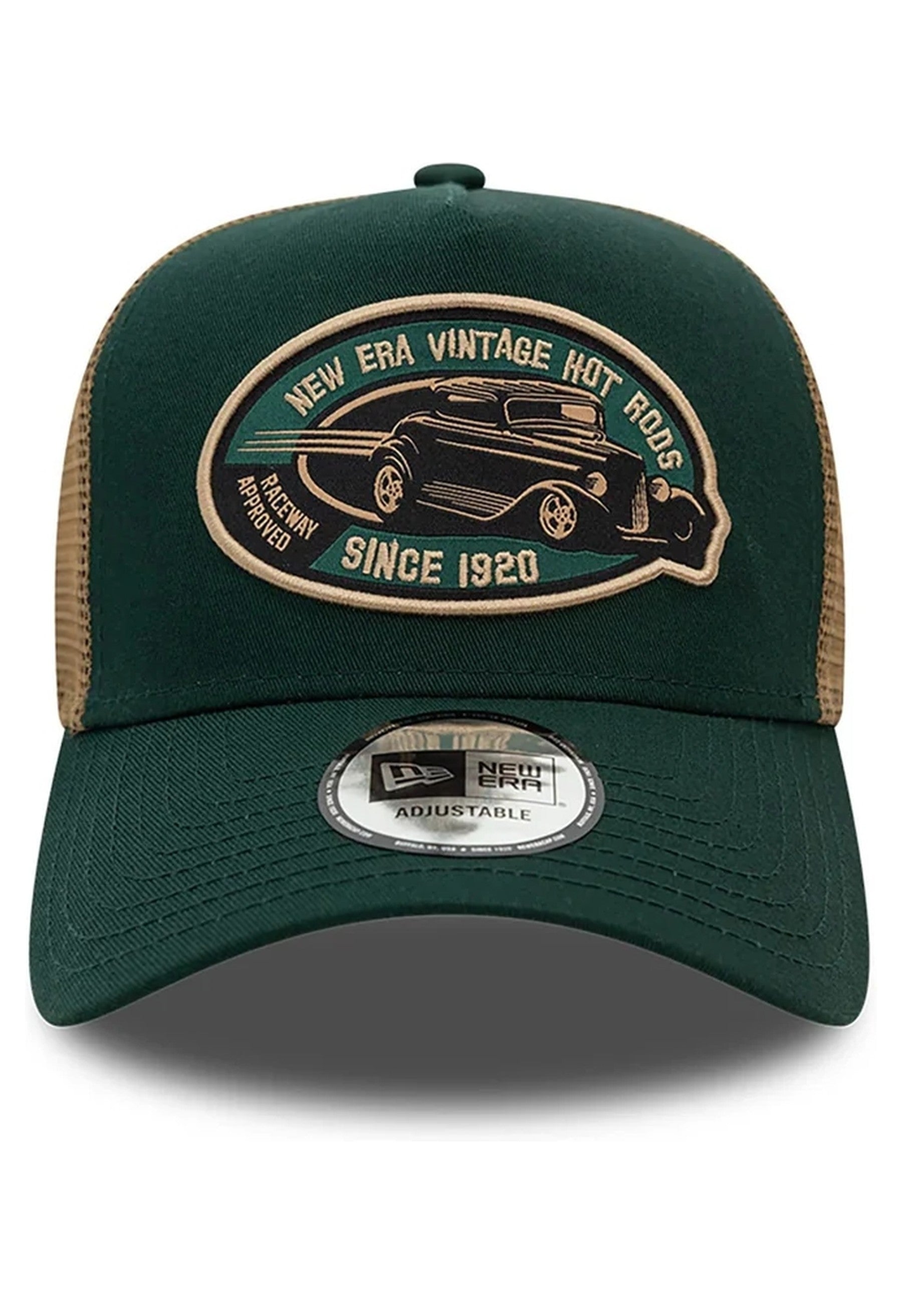 GORRA NEW ERA VERDE HOT ROD NE TRUCKER CAP