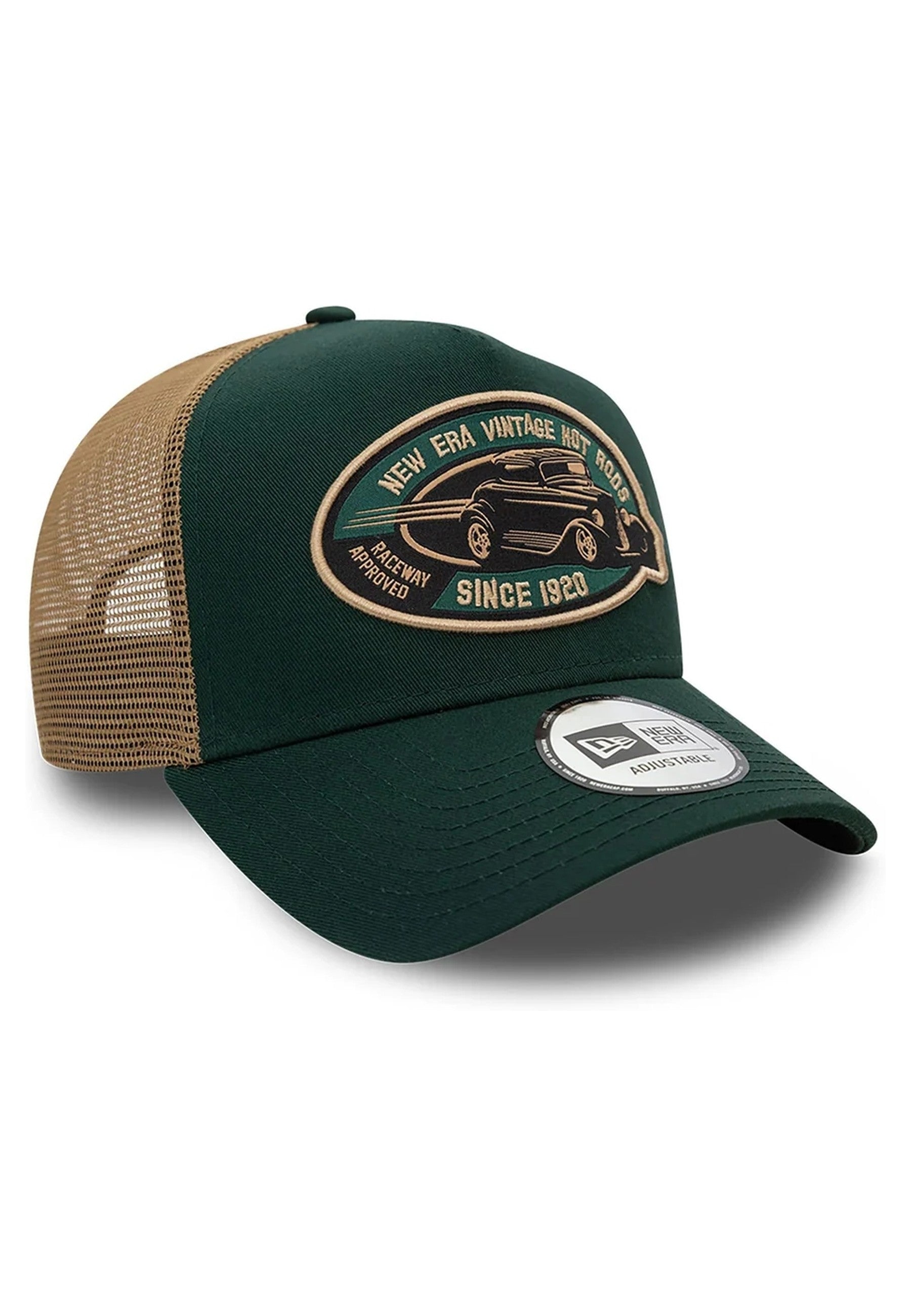 GORRA NEW ERA VERDE HOT ROD NE TRUCKER CAP