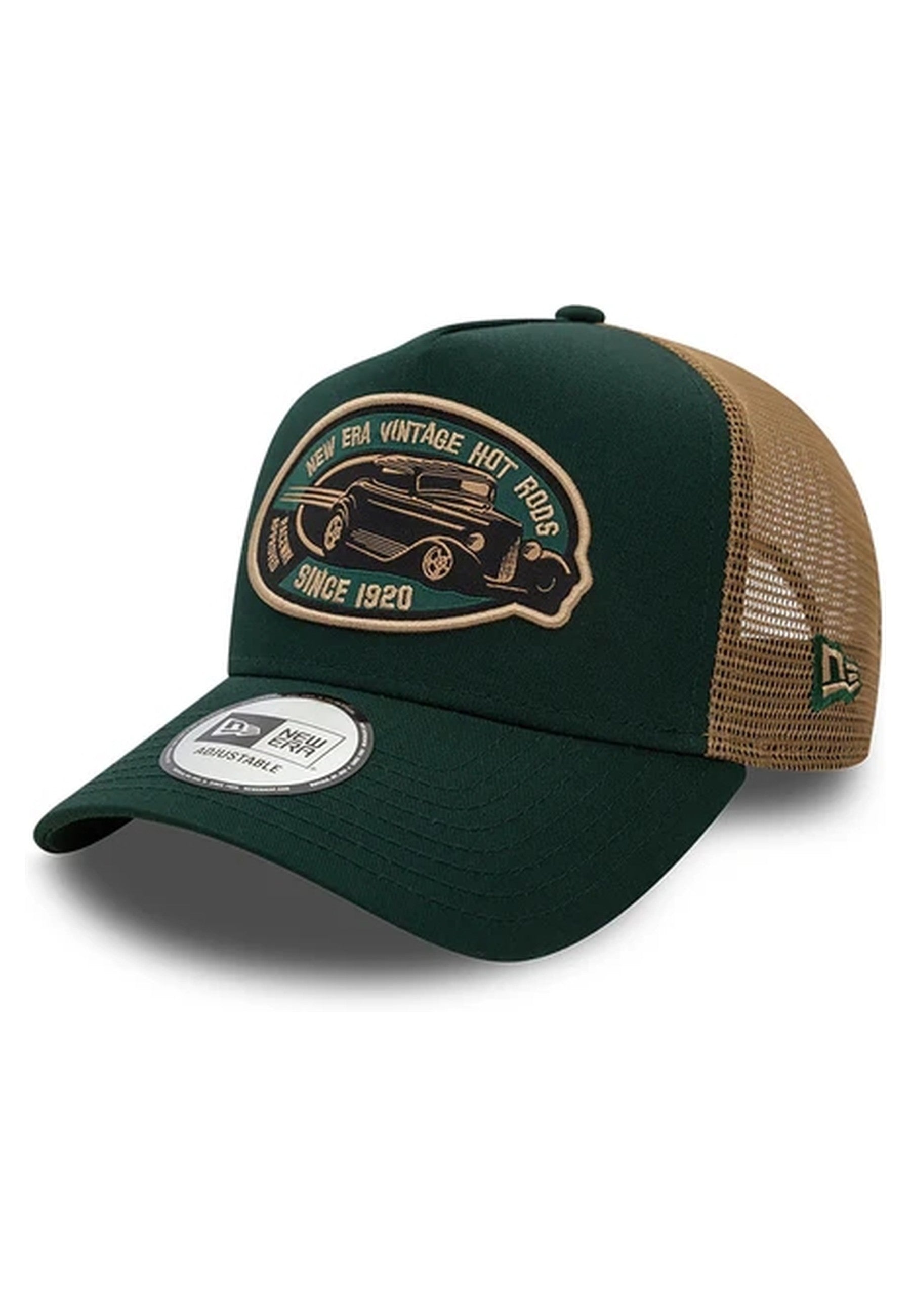 GORRA NEW ERA VERDE HOT ROD NE TRUCKER CAP