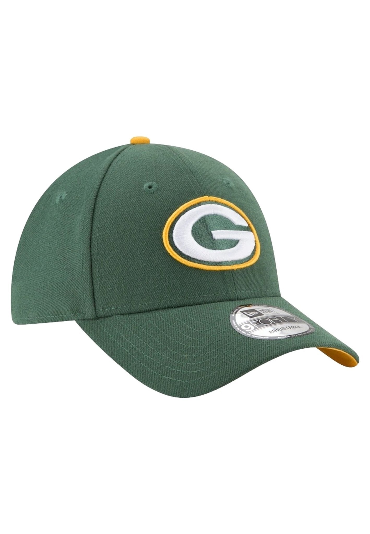 GORRA NEW ERA VERDE LOGO PACKERS BORDADO FRENTE VISERA CURVA - AREA ZERO