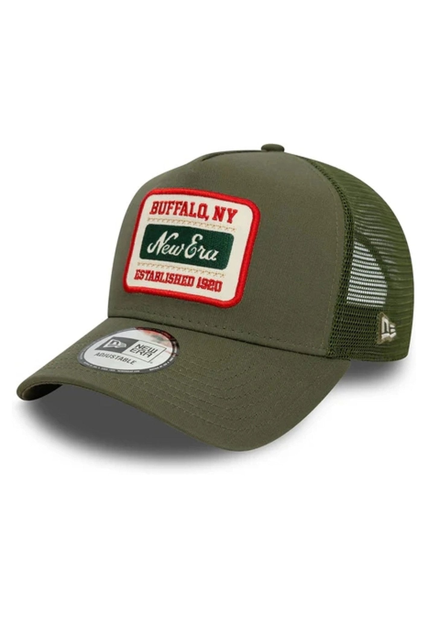 GORRA NEW ERA VERDE NE PATCH TRUCKER NEWERA - AREA ZERO