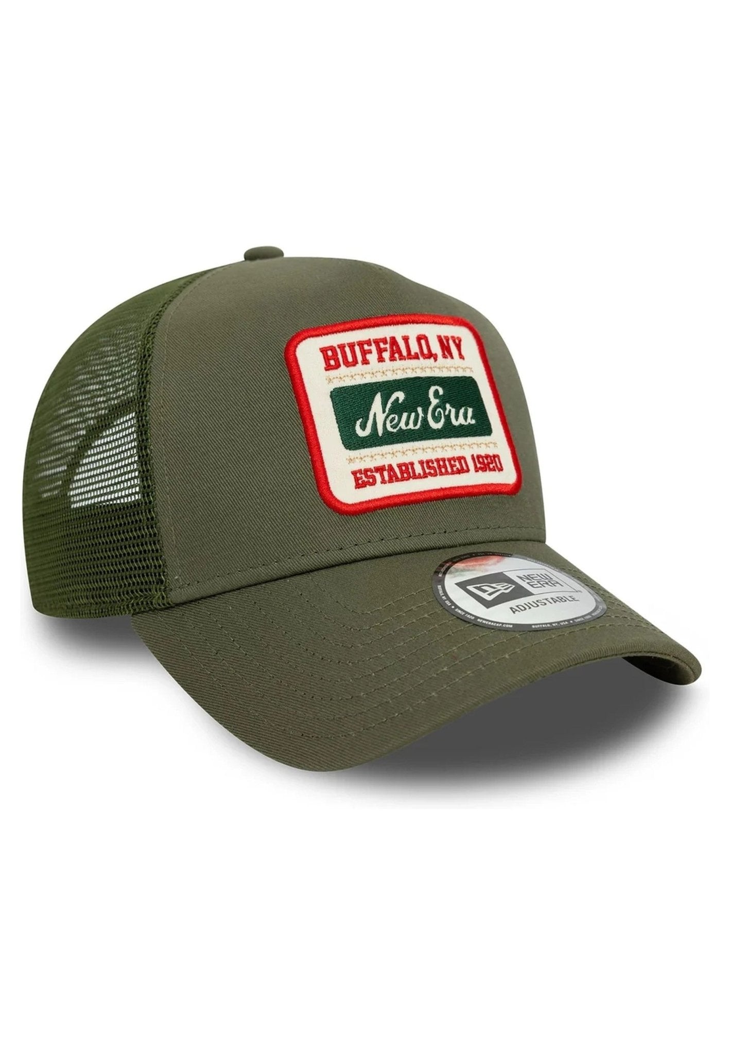 GORRA NEW ERA VERDE NE PATCH TRUCKER NEWERA - AREA ZERO