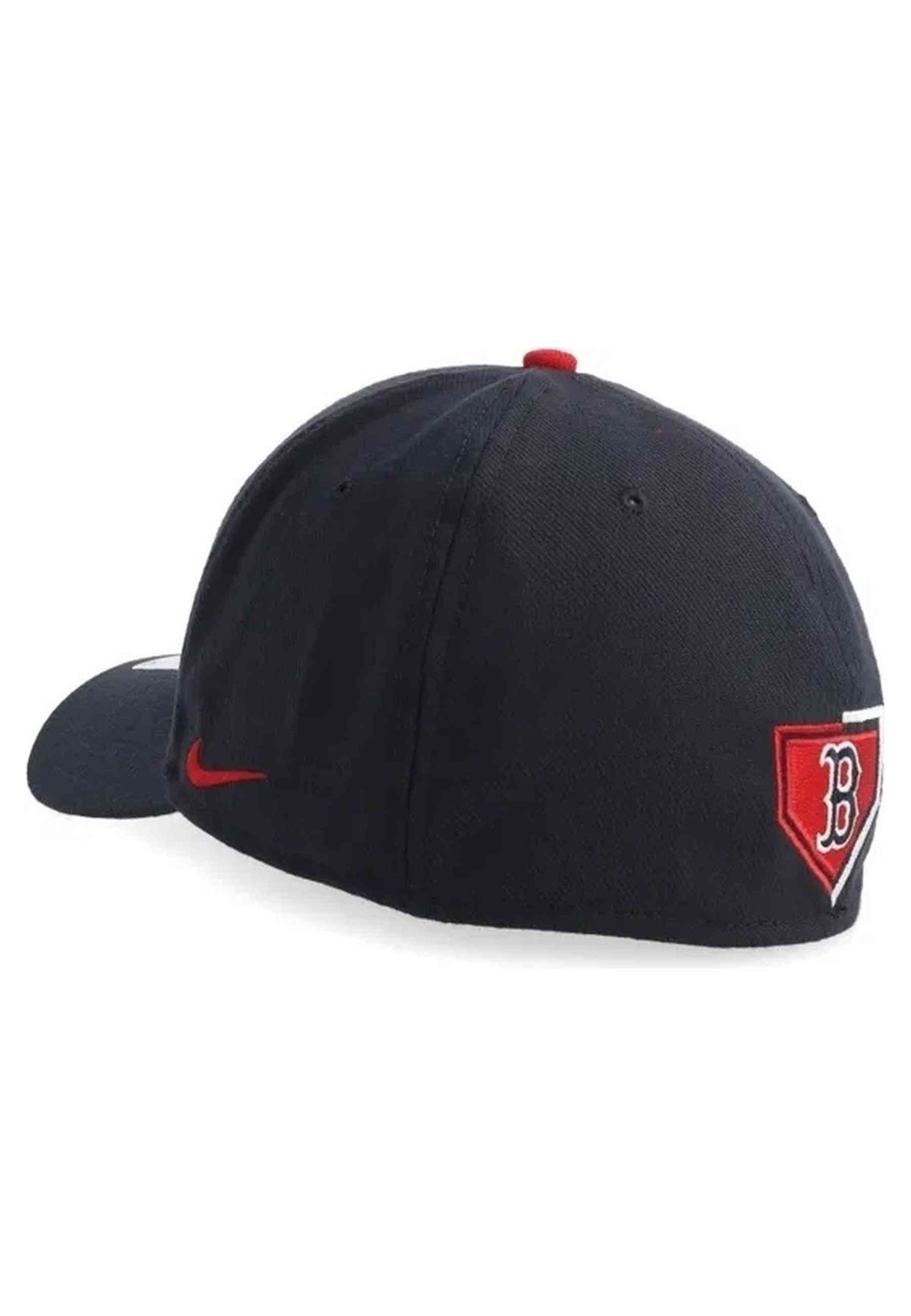 GORRA NIKE MARINO BOSTON RED SOX DRI FIT RISE STRUCTURED SWOOSHFLEX CAP