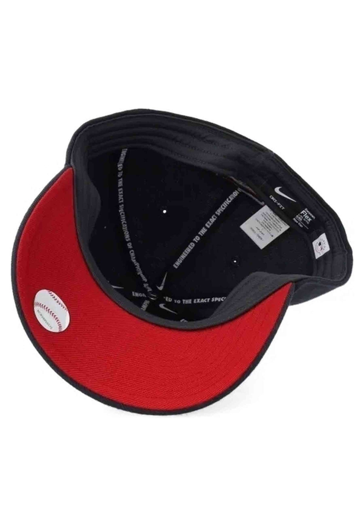 GORRA NIKE MARINO BOSTON RED SOX DRI FIT RISE STRUCTURED SWOOSHFLEX CAP