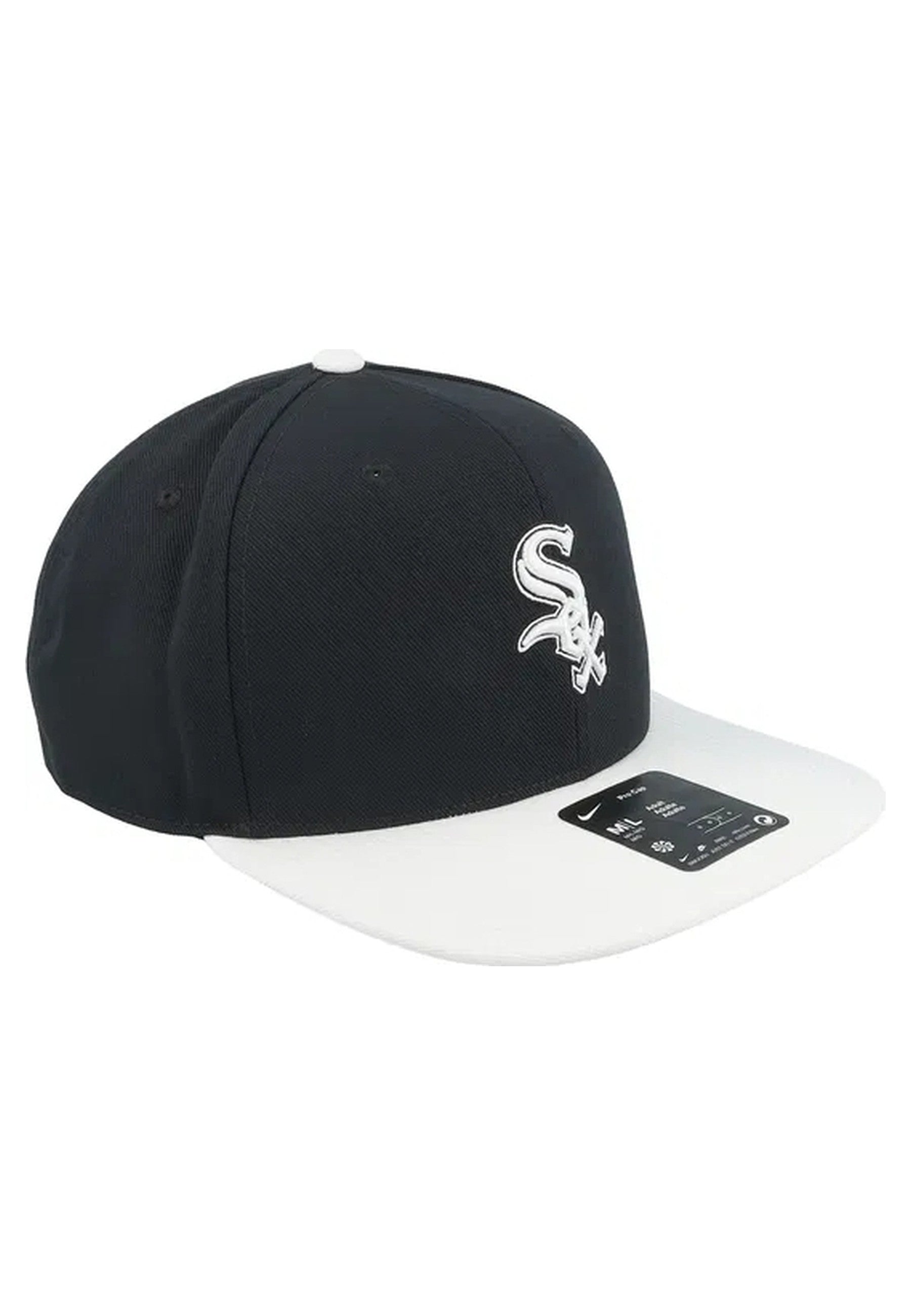 GORRA NIKE NEGRA CHICAGO WHITE SOX DRI FIT PRO STRUCTURED SQUARE BILLCAP