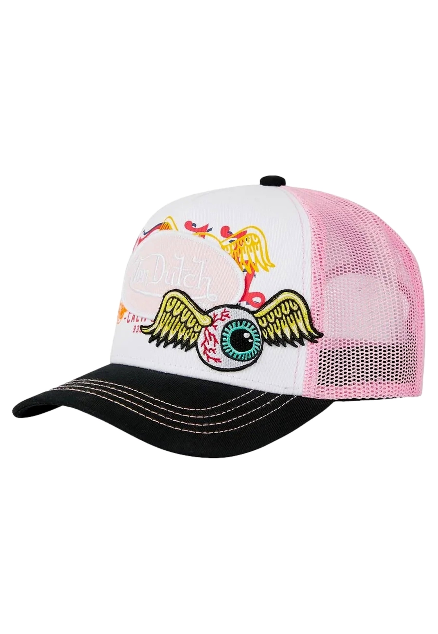 GORRA VON DUTCH ROSA PAT PIN TRUCKER CAP