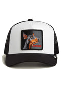 GORRA GOORIN BROS DOBERMAN BEWARE TRUCKER BLANCA