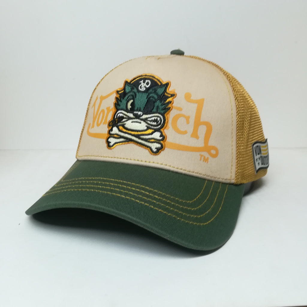 GORRA VON DUTCH AMARILLA PARCHE PIR TRUCKER CAP