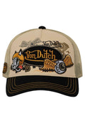 GORRA VON DUTCH BEIGE BORDADOS PATCHES 19 TRUCKER CAP