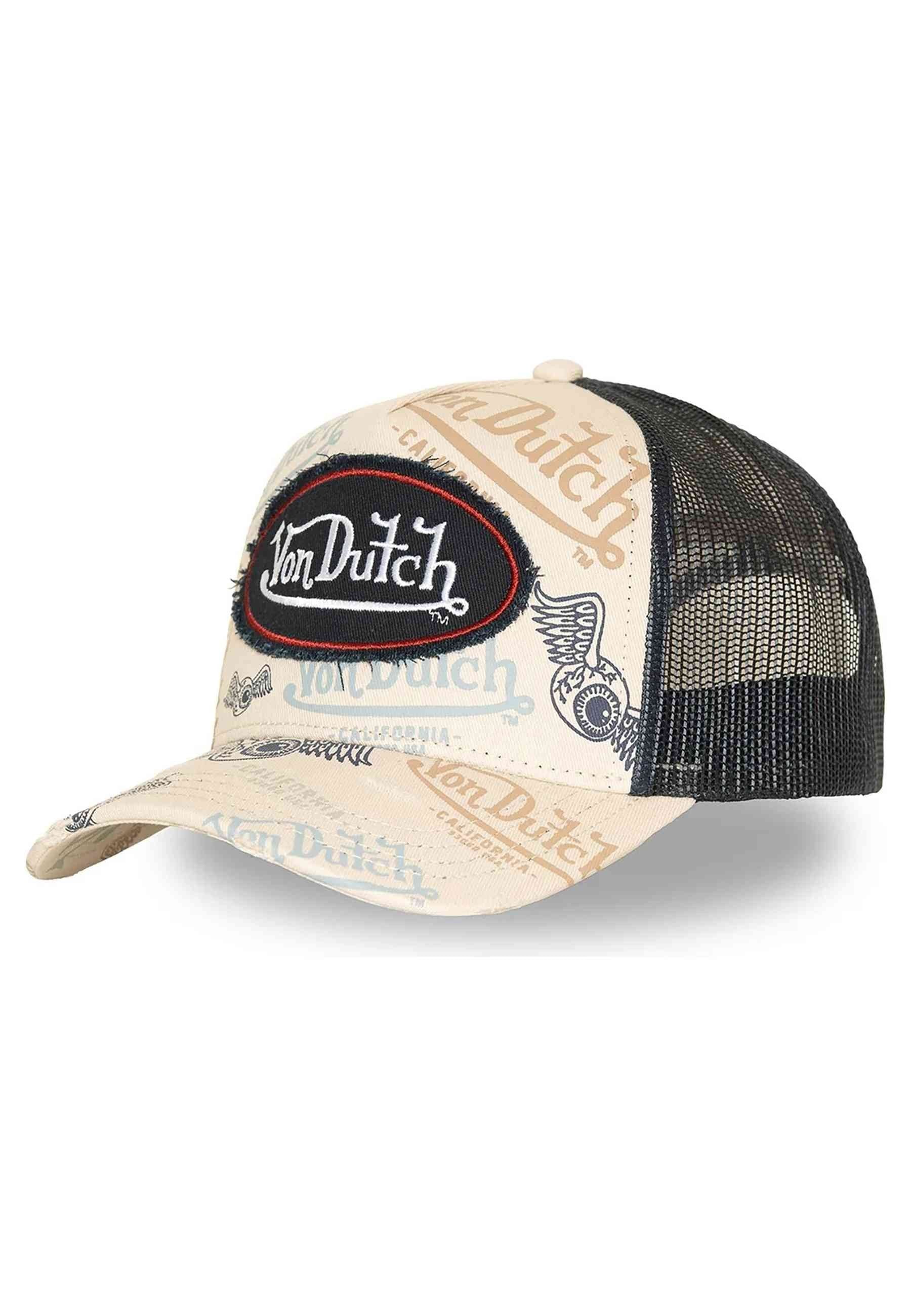 GORRA VON DUTCH BEIGE NAMING CAFE11 TRUCKER CAP
