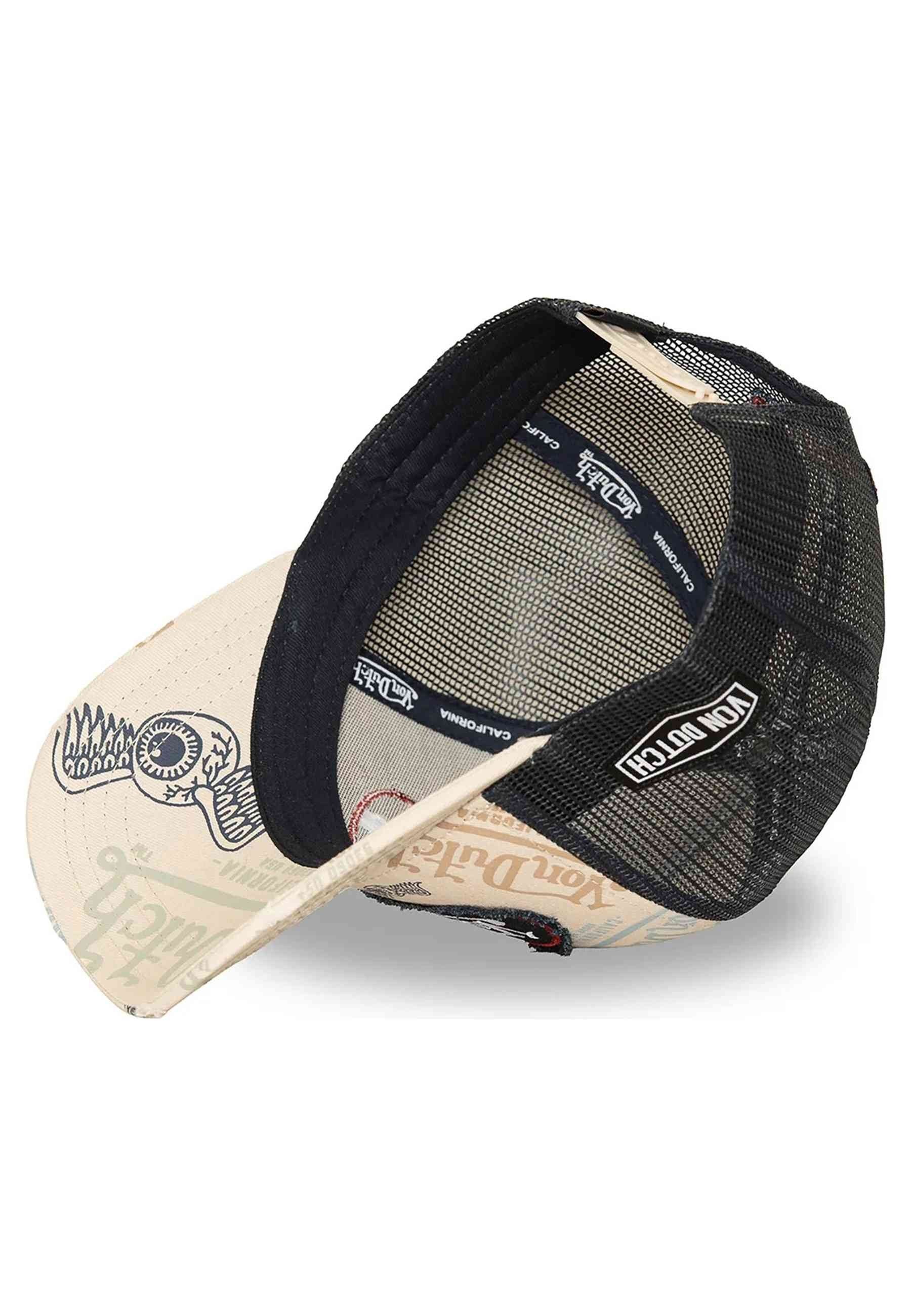 GORRA VON DUTCH BEIGE NAMING CAFE11 TRUCKER CAP